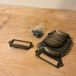 Cabinet Hardware Case Frame Drawer Pull Label